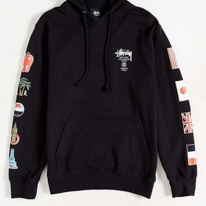 Stussy World Tour Flags Hoodie